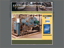 Tablet Screenshot of abmechanicalcontractors.com